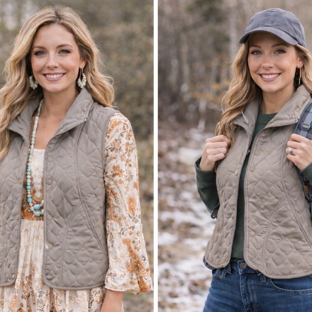 Rae Mode stylish vest.  Size W-M NWT
Oversized. Warm and comfortable.